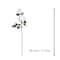 28" White Double Rose Faux Real Stem by Ashland®